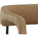 Mavia 35.5 inch Ludlow Sesame Leather Counter Stool